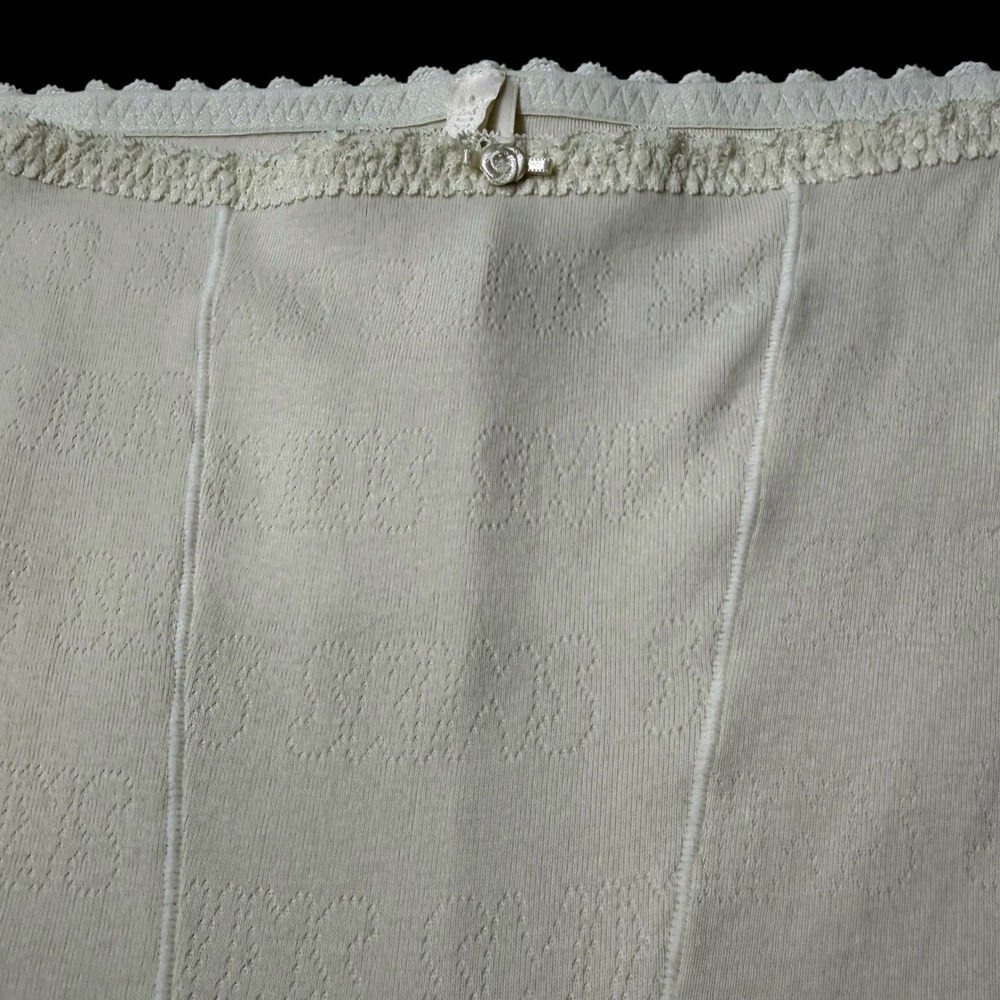 SKIMS Lace Pointelle Boxer Shorts Bone 4X Fits 2X/3X - Picture 4 of 8